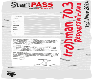 StartPASS journalier (licence) 2024 Ironman 70.3 Switzerland Rapperswil-Jona [Digital]