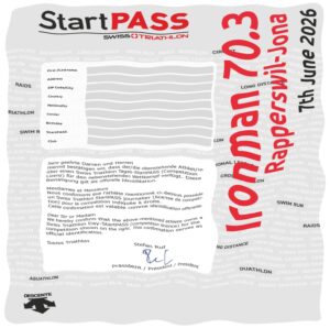 Tages-StartPASS (Lizenz) 2026 Ironman 70.3 Switzerland Rapperswil-Jona [Digital]